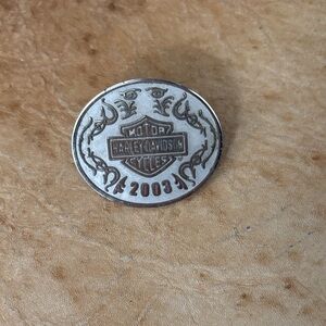 Harley-Davidson 100th Anniversary 2003 Silver (.925) Emblem Pin